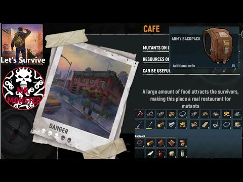 Let's Survive/ Crafted Tier 2 Army Backpack with 15 extra slot's