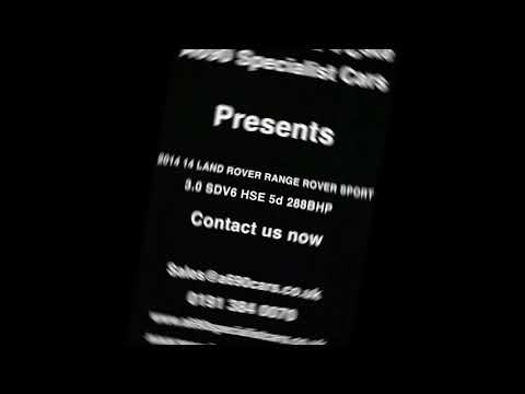 2014 14 LAND ROVER RANGE ROVER SPORT 3.0 SDV6 HSE 5d 288 BHP