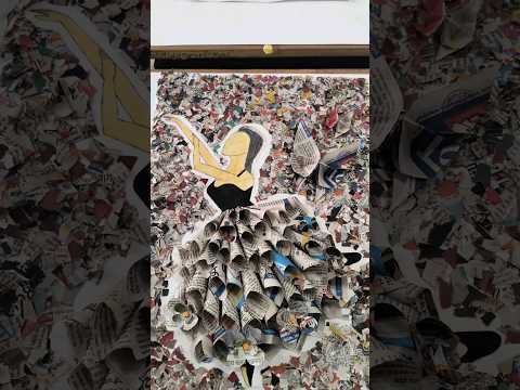 Collage Making 💃 #collagemaking #artwork #papercraft