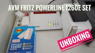 AVM Fritz Powerline 1260E/1220E WLAN Set: Unboxing + Einrichtung