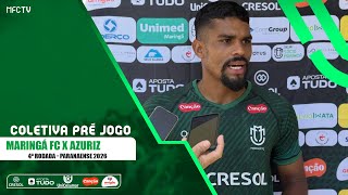 Coletiva pré-jogo - Ronald Carvalho e Rodrigo Chipp - MFC X Azuriz - 4ª Rodada Paranaense