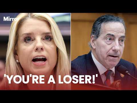 ‘You’re a WASHED UP loser lawyer!' | Democrats in SHOCK as Pam Bondi unleashes at Epstein committee