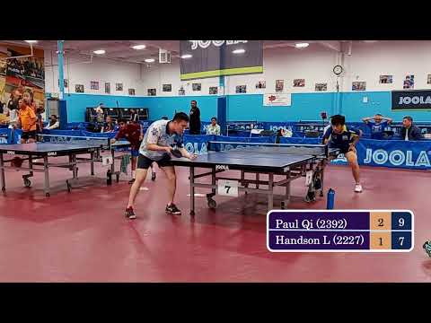 Dan Liu (259,6) Paul Qi (2392) vs Handson Li (2227) - JOOLA Summer Open at ICC on 5-15-2022