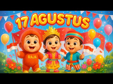 LAGU 17 AGUSTUS 1945 (HARI MERDEKA) – Versi Animasi Lucu | Little Raja Harahap