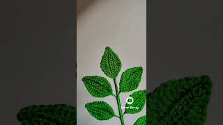 Download lagu crochet Leaf branch 🌿 Easy pattern and step by step tutorial mp3