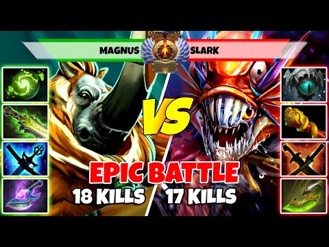 MAGNUS (Mid) vs SLARK (Carry) - Epic Battle Of Immortal Rank Dota 2 Players - Z Dota 2