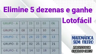 How to win the Lotofácil lottery if you miss 5 numbers?