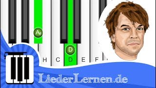 Die Toten Hosen - Feiern im Regen | Klavier lernen - Musiknoten - Akkorde