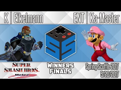 Spring Scuffle 2017: K | Eikelmann (Ganondorf) vs. ENT | Ka-Master (Luigi) - SSBM Singles WF