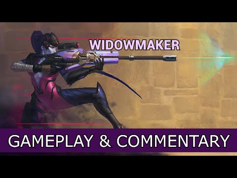 Overwatch: Widowmaker Gameplay With Commentary (1080HD 60FPS) Video