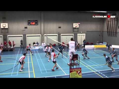 Kwart finale beker Set Up IJsselmuiden - VVH uit Harlingen Volleybal