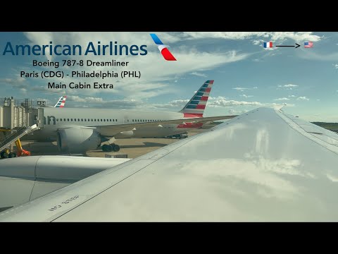 YouTube thumbnail for American Airlines Boeing 787-8
