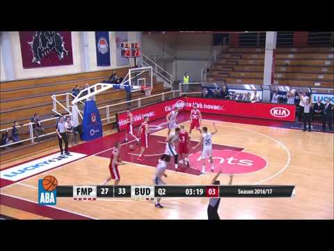 ABA Liga 2016/17 highlights, Round 11: FMP - Budućnost VOLI (27.11.2016)