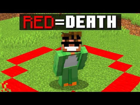 Yoshee - Minecraft: You CAN'T Touch RED Blocks!!
