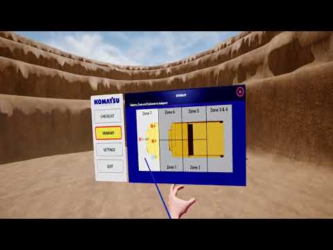 Virtual Reality Haptic Pre-Op Inspection Experience - Mining Truck Safety Training