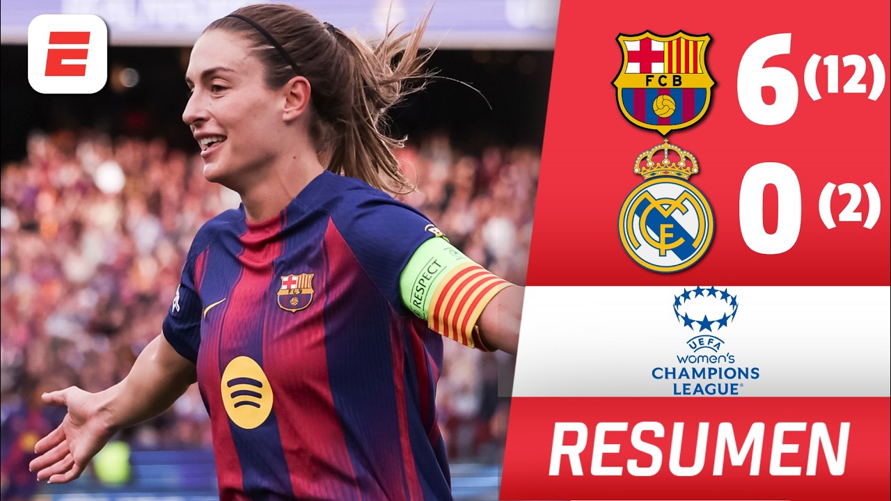 BARCELONA DESTROZA a REAL MADRID anota 12 GOLES en 2 partidos y es SEMIFINALISTA | Champions League