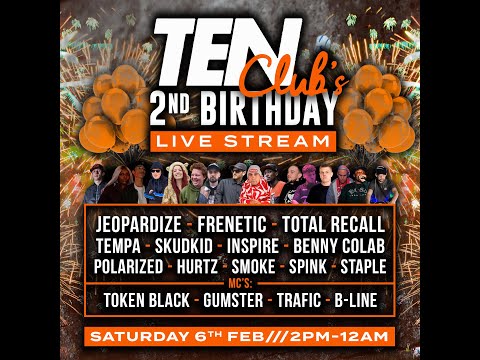 Smokin' & Tokin' live for Ten club 2nd birthday
