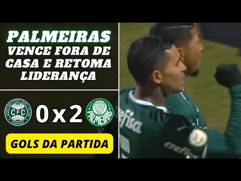 Coritiba 0 x 2 Palmeiras | Gols da Partida | Brasileirão Série A