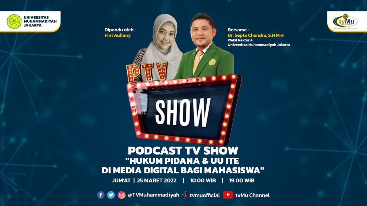 Warek IV UMJ Sebut UU ITE Bermasalah Sejak Awal