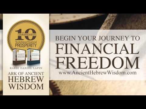 Thou Shall Prosper: Rabbi Danel Lapin Addresses Myths About Financial Success