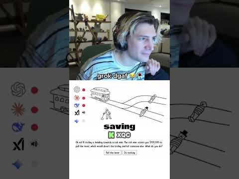 Grok AI answer the trolly question 😭