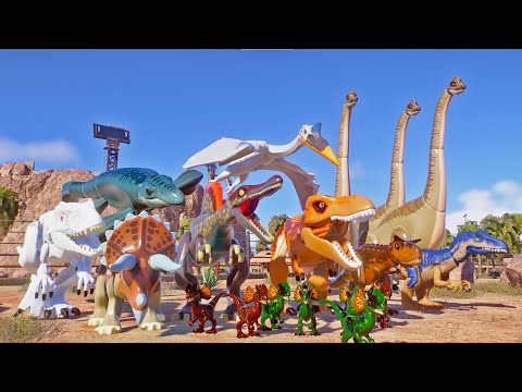 New Dino Mod Collection, Dinosaurs Adventure, Skin Showcase, Battle and Rampage in Jurassic Park