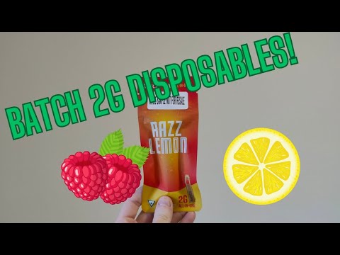 BATCH HAS 2G DISPOSABLES?