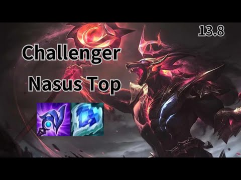 KR Challenger Nasus Top vs Kayn - KR Ranked Patch 13.8