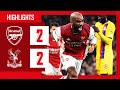 HIGHLIGHTS | Arsenal vs Crystal Palace (2-2) | Lacazette equalises in stoppage time!