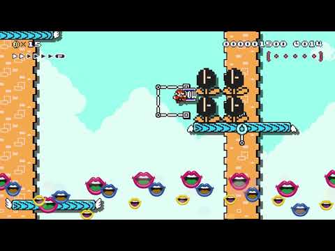 3 skin Let's Lift RUN!!!　【20sec】 by らぁめん(1st) - Super Mario Maker 2 - No Commentary 1by