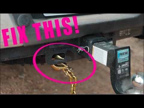 Don't De-rate Your Tow! How to Attach Chains When the Connection is Too Small [Ford Super Duty]