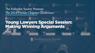 Click to play: Young Lawyers Special Session: Making Winning Arguments