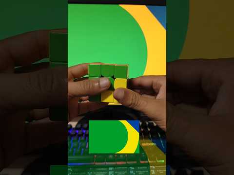 Bandeira da cidade de Alto Alegre dos Parecis no cubo mágico