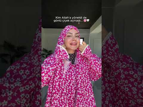 Megyori Namaz Elbisesi | Kim Allah'a Yöneldi de Gönlü Çiçek Açmadı... 🌸 Gülbahar Koleksiyonu