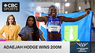 Perdita Felicien REACTS to Adaejah Hodge's 200m WIN ???? + Canada's Day on the track