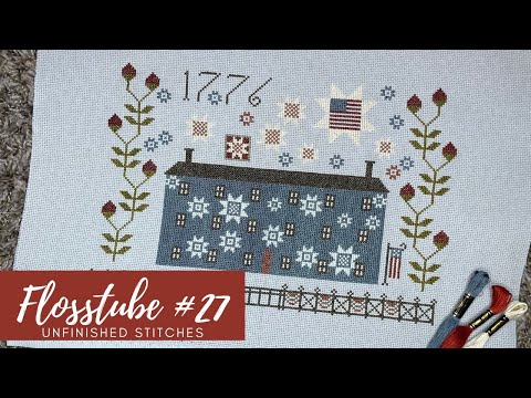Flosstube #27: Live Stitching Plans & ALMOST 100 hours of stitching for February