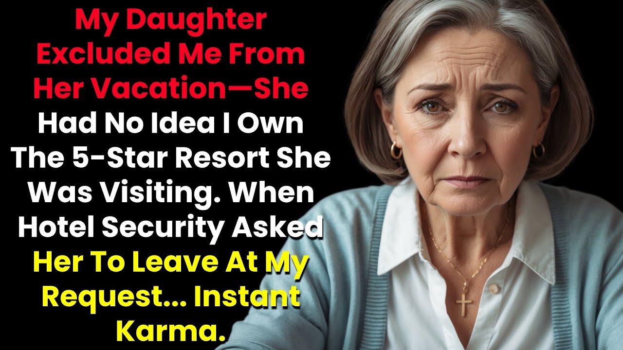 My Daughter Excluded Me From Her Vacation—She Had No Idea I Own The Resort She Was Visiting