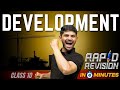 Development 10 Minutes Rapid Revision Class 10 SST
