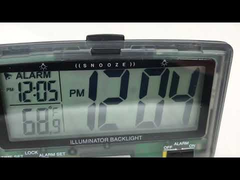 LL Bean Travel Alarm Clock