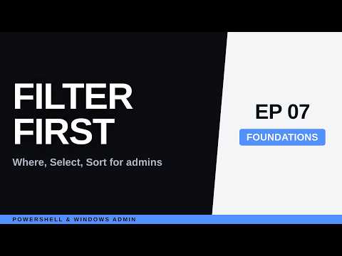 Powershell Where Object Filter Select And Sort Like An Admin