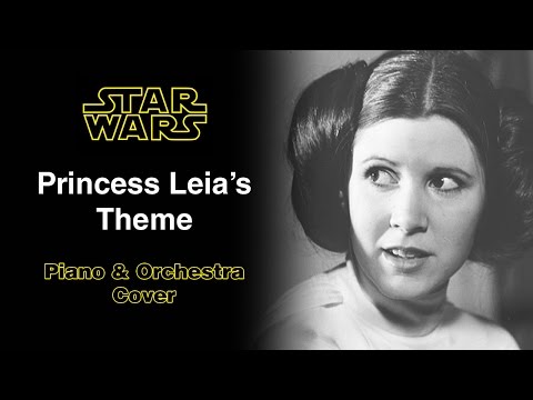 Star Wars - Princess Leia's Theme (Piano & Orchestra Cover) by Gene Shanzo | #RIPCarrieFisher