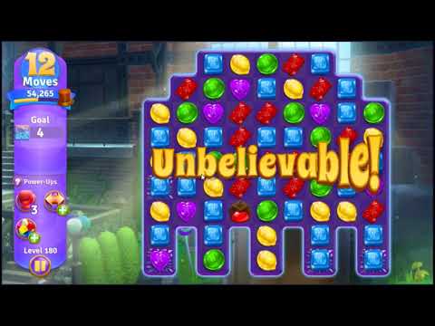 Willy Wonkas Sweet Adventure Level 180 - NO BOOSTERS 🍫 | SKILLGAMING ✔️