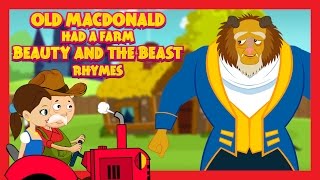 Old MacDonald Had A Farm - BEAUTY AND THE BEAST VERSION || Kids Rhymes - English Rhymes For Children