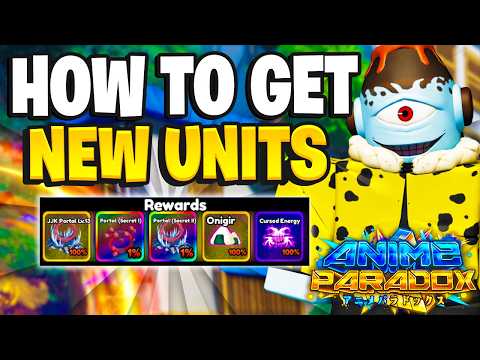 How To Get ALL The NEW Jujutsu Kaisen Update Units In Anime Paradox!