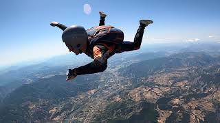 Skydiving B-License - 6th jump / Parachutisme Brevet B2 - 6eme saut