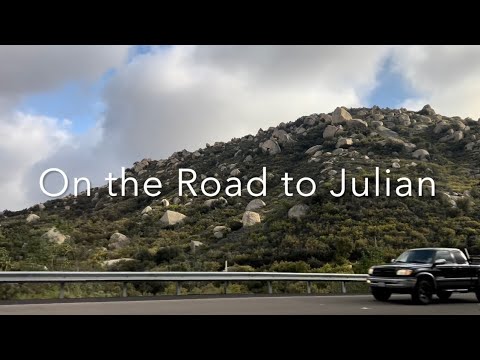 On the road to Julian, CA