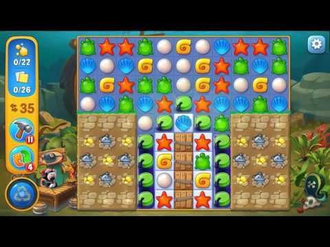 Fishdom level 374 Gameplay (iOS Android)