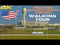 4K Orlando International Airport MCO Full Walking Tour To Cancun Flight Orlando Florida