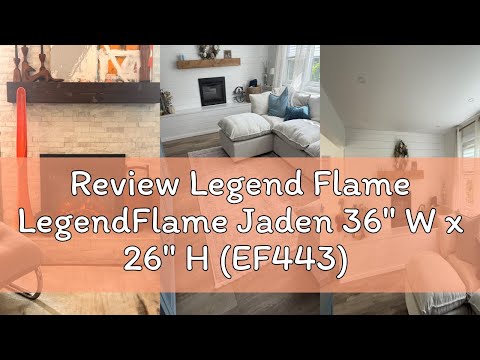 Review Legend Flame LegendFlame Jaden 36" W x 26" H (EF443) Electric Fireplace Insert with Front Tri