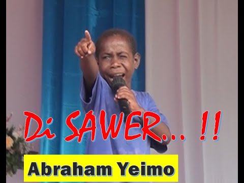 Abraham Yeimo Menyanyi DiSAWER !!